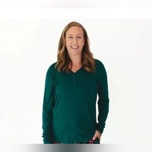 Little Sleepies Forest Green Women's Pajama Top